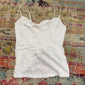 NWT Old Navy Eyelet Tank Top